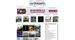 Desktop Screenshot of lostmonuments.com